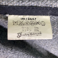 Indian Motorcycle インディアンモーターサイクル チマヨベスト グレー size38 瑞穂店
