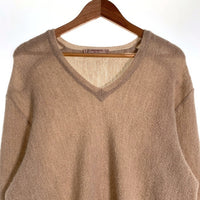 LEMMERMAYER レママイヤー MAUS&HOFFMAN アルパカ Vネックセーター ベージュ Size 42 福生店