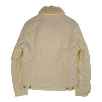 MAISON KITSUNE メゾンキツネ Corduroy Trucker Jacket コーデュロイ トラッカージャケット ボア クリーム KML-1553-B Size L 福生店