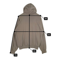 YZY GAP イージーギャップ ZIP-UP HOODIE ジップアップ スウェットパーカー トープ Size L 福生店