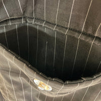 OURET オーレット ストライプ 7ポケット ジャケット ブラック size3 瑞穂店