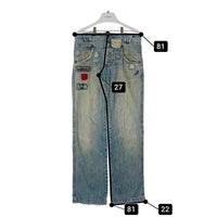 DIESEL ディーゼル ワッペン パッチワーク ダメージ加工 デニムパンツ ライトインディゴ size29 瑞穂店