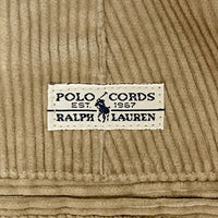 Polo Ralph Lauren ポロラルフローレン メキシコ製 POLO CORDS ツータック コーデュロイパンツ ベージュ size35 瑞穂店
