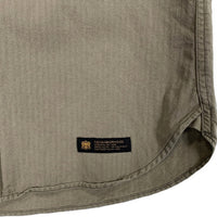 NEIGHBORHOOD ネイバーフッド 17SS SAFARI C-SHIRT-SS ヘリンボーン サファリシャツ オリーブ 171SPNH-SHM04 Size L 福生店
