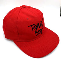 90's TOMMY BOY トミーボーイ BB CAP 刺繡 6パネル ベースボールキャップ スナップバック レッド YOUNGUN 福生店