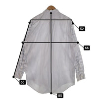 Ralph Lauren ラルフローレン YARMOUTH ボタンダウン ストライプシャツ ホワイト ブルー Size 16 1/2 福生店