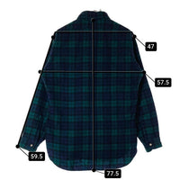 PENDLETON ペンドルトン 70's USA製 ウールシャツ 片ポケット ブラックウォッチ グリーン×ブルー sizeM 瑞穂店