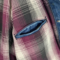 90's Levi's リーバイス 70506-0216 デニムトラッカージャケット インディゴ フランネルチェックライナー 98年 USA製 Size 52 福生店