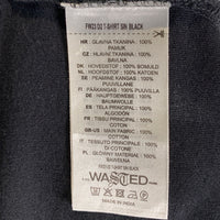 WASTED PARIS ウェイステッドパリス 23FW Tシャツ 墓地 クロス フォトプリント ブラック Size XL 福生店