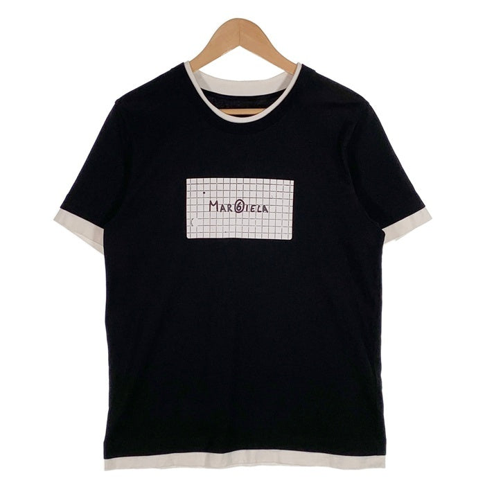 MM6 Maison Margiela エムエムシックス メゾンマルジェラ 22SS T-SHIRT プリントTシャツ ブラック レディース  S52GC0226 S24311 Size S 福生店