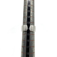 ノーブランド 8mm プレーン シルバーリング SV925 Size 約15号 福生店