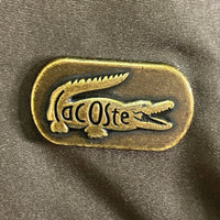 LACOSTE ラコステ リバーシブル ダウンベスト チェック ブラウン size3 瑞穂店