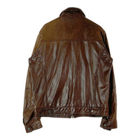 Massimo Dutti マッシモデュッティ シープレザージャケット ブラウン sizeL 瑞穂店