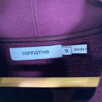 nonnative ノンネイティブ 19AW DWELLER HOODY COTTON SWEAT プルオーバースウェットパーカー ボルドー NN-C3601 Size 2 福生店