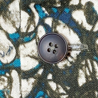 GRANDMA MAMA DAUGHTER グランドママドーター ノースリーブ 総柄 ワンピース グリーン size1 瑞穂店