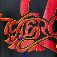 90's Aerosmith エアロスミス GET A GRIP プリントTシャツ ブラック Hanes USA製 Size XL 福生店