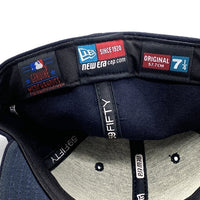 90's New Era ニューエラ MLB ニューヨーク・ヤンキース 59FIFTY ベースボールキャップ ネイビー ウール USA製 Size 7 1/4 (57.7cm) 福生店