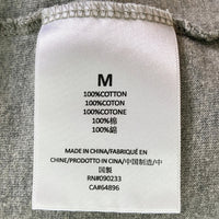 ESSENTIALS エッセンシャルズ モックネック フロッキープリント Tシャツ グレー sizeM 瑞穂店