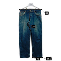 EVISU エヴィス Lot 2000 テーパードデニムパンツ ジーンズ インディゴ Size 34×35 瑞穂店