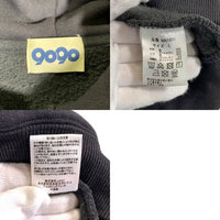 9090 ナインティナインティ 90 Logo Original Hoodie プルオーバーフーディー パーカー ロゴ刺繡 ネイビー NN1831 Size L 福生店