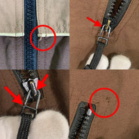 OP SNOW オーシャンパシフィック スノー ナイロン ジップアップジャケット ブラウン オールド 中国製 Size M 福生店