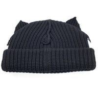 CHARLES JEFFREY LOVERBOY チャールズジェフリーラバーボーイ CHUNKY EARS BEANIE チャンキーイヤーズビーニー ブラック ウール ナイロン 福生店