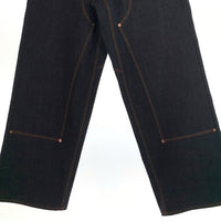 SUGARHILL シュガーヒル CLASSIC DOUBLE KNEE DENIM PANTS 馬革 ホースレザー クラシック ダブルニー デニムパンツ リジットインディゴ CLASS003 Size 32 福生店