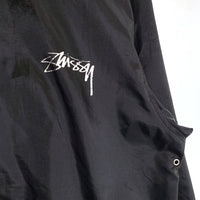 00`s STUSSY ステューシー SURF MAN サーフマン ナイロン コーチジャケット ブラック Size M 福生店