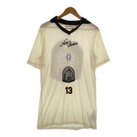 Acne Studios アクネステトゥディオズ SHORT-SLEEVED PIQUE/COLLA ピケカラー ポロシャツ ゲームシャツ アイボリー リヨセル BL0382 Size XS 福生店