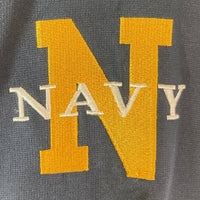 Champion チャンピオン US NAVY アメリカ海軍 ナイロンプルオーバー ネイビー sizeL 瑞穂店