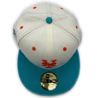 NEW ERA ニューエラ City icon ニューヨークメッツ 59FIFTY ベースボールキャップ アイボリー×エメラルドグリーン size60.6 瑞穂店