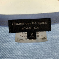 COMME des GARCONS HOMME PLUS コムデギャルソンオムプリュス 18SS 異素材 切替カットソー Tシャツ ブルー PA-T019 AD2017 Size M 福生店