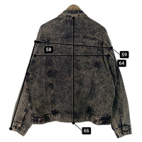 80's Levi's リーバイス ケミカルウォッシュ ブラックデニムジャケット 70507-0253 87年 Size XL 福生店