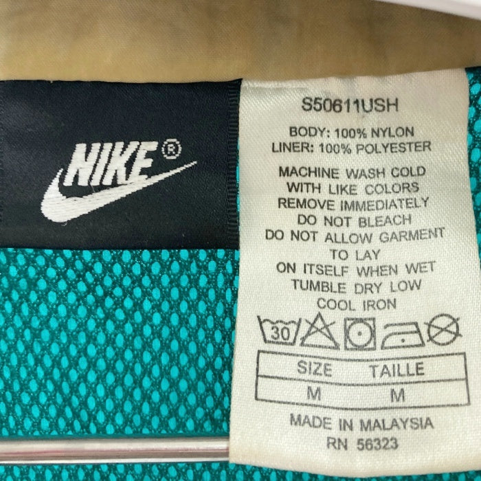NIKE ナイキ ナイロンジップアップジャケット グリーン sizeM