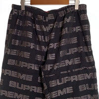 SUPREME シュプリーム 21SS Logo Ripstop Track Pant ロゴリップストップ トラックパンツ ブラック Size XL 福生店