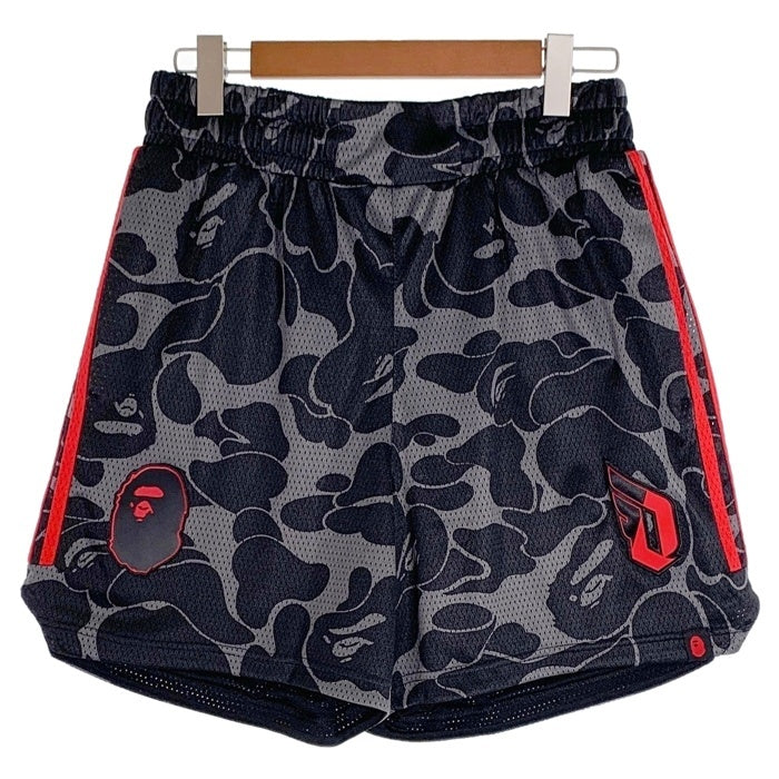 ■新品 adidas BAPE Dame 9 ショートパンツ L バスパン■ adidas アディダス BAPE ベイプ Dame 9 デイム9 メッシュ