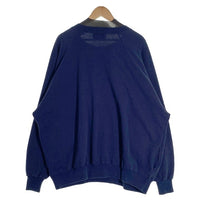 80's MAN SIZED ドイツ製 ラグランスリーブ クルーネックスウェットトレーナー サイドポケット ネイビー Size 4X 福生店