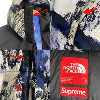 SUPREME シュプリーム THE NORTH FACE ノースフェイス 17AW Mountain Baltoro Jacket マウンテンバルトロジャケット 雪山 ブルー ホワイト ND91701I Size S 福生店