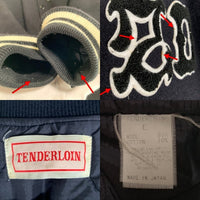 TENDERLOIN テンダーロイン 初期 メルトン ウール スタジアム ジャケット スタジャン ブラック Size L 福生店