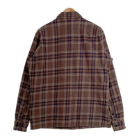 IRON HEART アイアンハート UHF スラブチェック 長袖 フランネル ウエスタン シャツ ブラウン IHSH-431 Size L 福生店