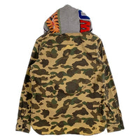A BATHING APE アベイシングエイプ シャークフード カモフラージュシャツ 長袖 001SHC701006X Size L 福生店