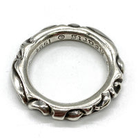 Chrome Hearts クロムハーツ(原本無) SCRL BAND スクロール バンド リング SV925 約11.4g Size24号 瑞穂店