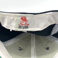 80-90's New Era ニューエラ POOR HOUSE プアハウス スケートボーダーズ 刺繡 ベースボールキャップ ネイビー ウール USA製 Size 約56cm 福生店