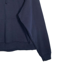 KITH キス プルオーバースウェットパーカー ワンポイント刺繡ロゴ ネイビー Size M 福生店