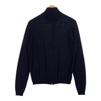 PRADA プラダ ドライバーズニット ジップアップウールセーター ネイビー UMC470 やや薄手 Size 48 福生店