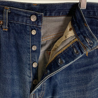 90's LEVI'S リーバイス 501XX 紙パッチ デニムパンツ ジーンズ インディゴ 555 復刻 98年 米国製 Size 33×36 福生店