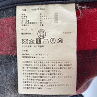 eYe COMME des GARCONS JUNYA WATANABE MAN アイコムデギャルソン ジュンヤワタナベマン PENDLETON ペンドルトン WB-B904 AD2018 キルティングウール切替 シャツジャケット ブラック sizeS 瑞穂店
