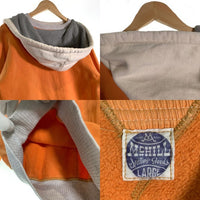 TOYS McCOY トイズマッコイ 5th AIR FORCE 2トーン 後付け スウェットパーカー オレンジ ホワイト Size L 福生店