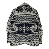 ENGINEERED GARMENTS エンジニアドガーメンツ ウールニット 3B テーラードジャケット ホワイト ブラック 雪柄 Size XS 瑞穂店