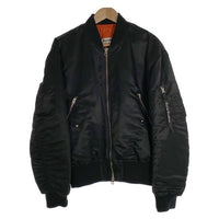 Acne Studios アクネステュディオズ 18SS MA-1 ナイロンフライトジャケット ボンバー ブラック MAKIO PSS18 22L176- Size 46 福生店